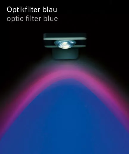 Optikfilter blau